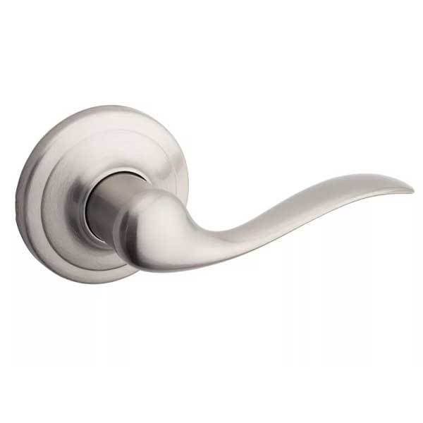 Kwikset: Tustin Helf Dummy Lever with Round Rose  right Handed / Satin Nickel